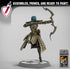 Elf Archers | Miniatures by Lord of the Print | Resin mini for tabletop gaming, D&D, Pathfinder, and painting | Assembled and Primed - Brush and Battle