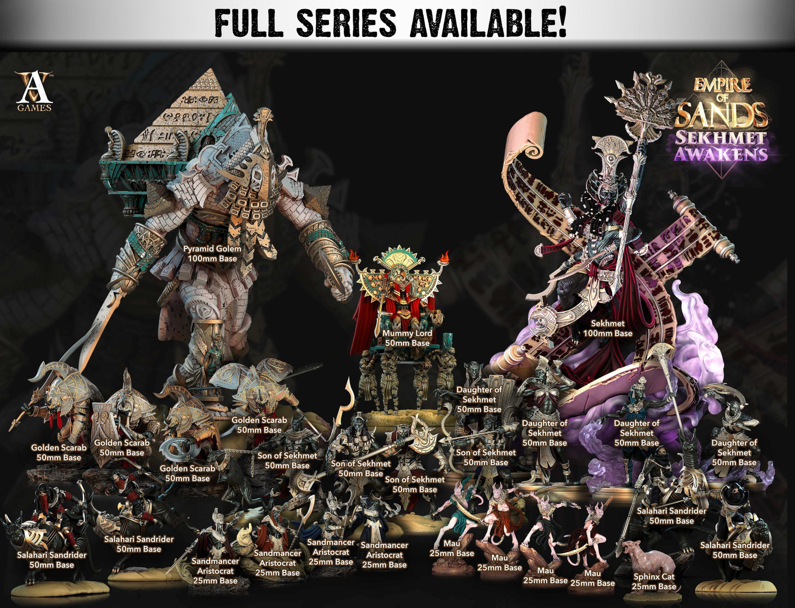 Pyramid Golem | (Massive) Miniature by Archvillain Games | Mini for tabletop gaming, D&D, Pathfinder, and painting | Assembled and Primed - Brush and Battle