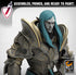 Lord Velir | Miniature by Lord of the Print | Resin mini for tabletop gaming, D&D, Pathfinder, and painting | Assembled and Primed - Brush and Battle