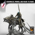 Lord Velir - Mounted | Miniature by Lord of the Print | Resin mini for tabletop gaming, D&D, Pathfinder, and painting | Assembled and Primed - Brush and Battle