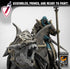 Lord Velir - Mounted | Miniature by Lord of the Print | Resin mini for tabletop gaming, D&D, Pathfinder, and painting | Assembled and Primed - Brush and Battle