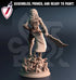 Inedra-Ki – The Wave Breaker | Miniature by DM Stash | Great for Tabletop Gaming, D&D, Pathfinder, and Painting | Assembled and Primed - Brush and Battle