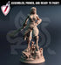 Inedra-Ki – The Wave Breaker | Miniature by DM Stash | Great for Tabletop Gaming, D&D, Pathfinder, and Painting | Assembled and Primed - Brush and Battle
