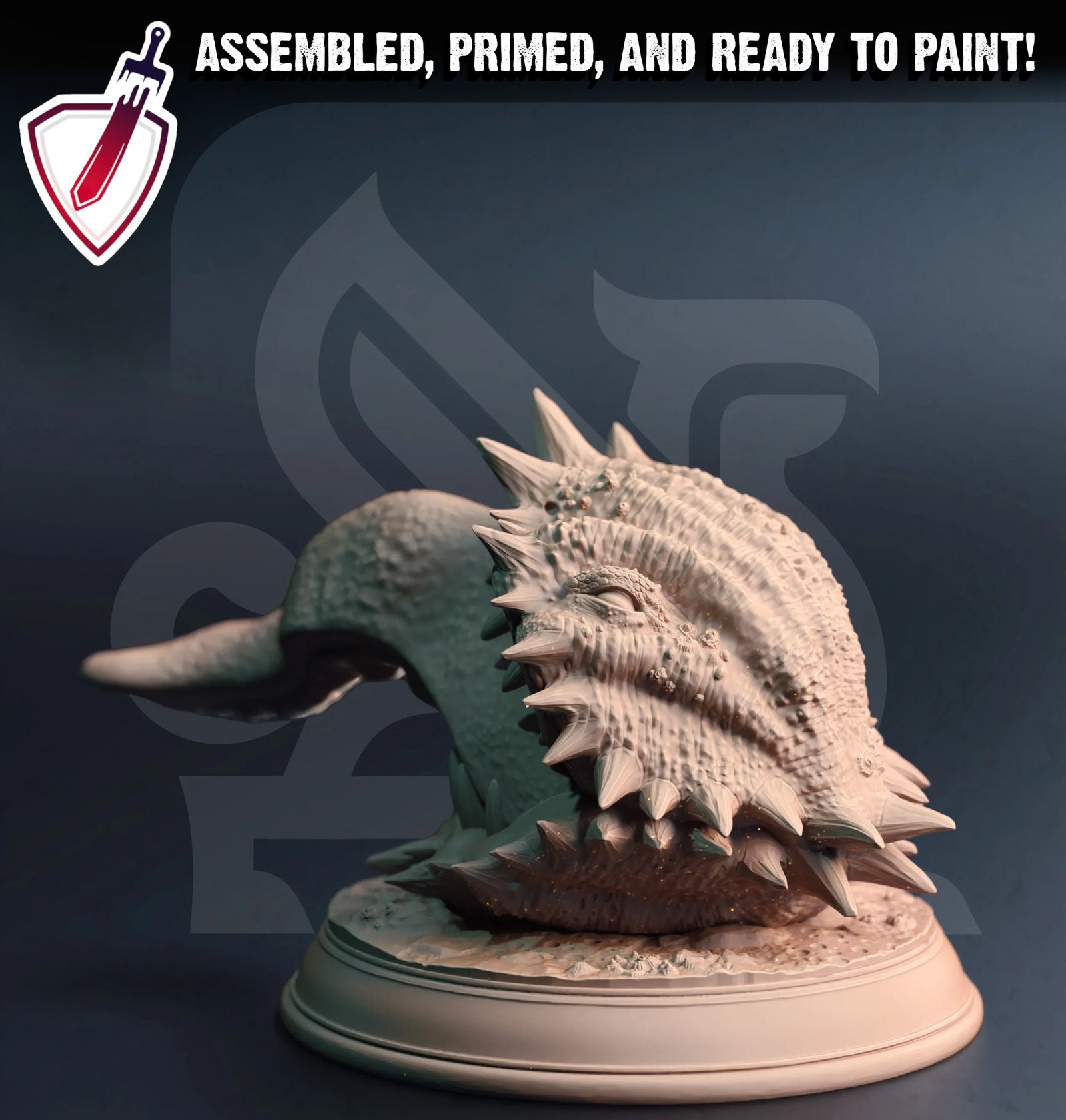 Shelldon – Mimic Clam | Miniature by DM Stash | Great for Tabletop Gaming, D&D, Pathfinder, and Painting | Assembled and Primed - Brush and Battle
