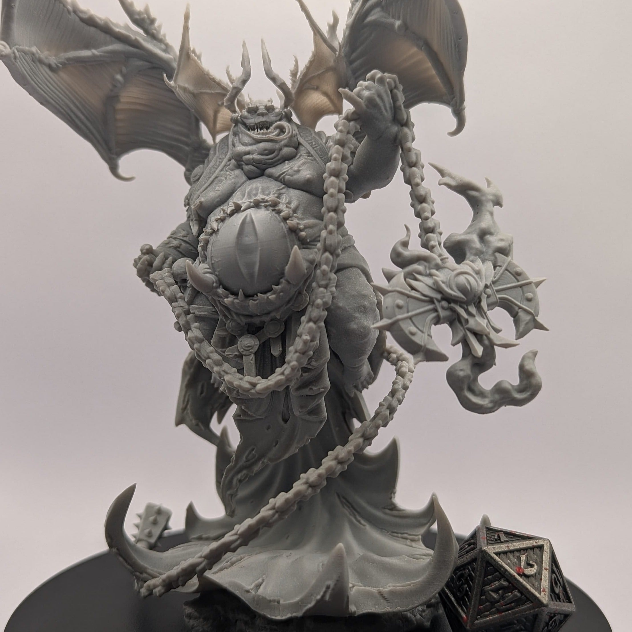 Yoronian Devil | Miniatures by Archvillain Games | Resin Mini for Tabletop Gaming, D&D, Pathfinder, Painting | Assembled and Primed - Brush and Battle