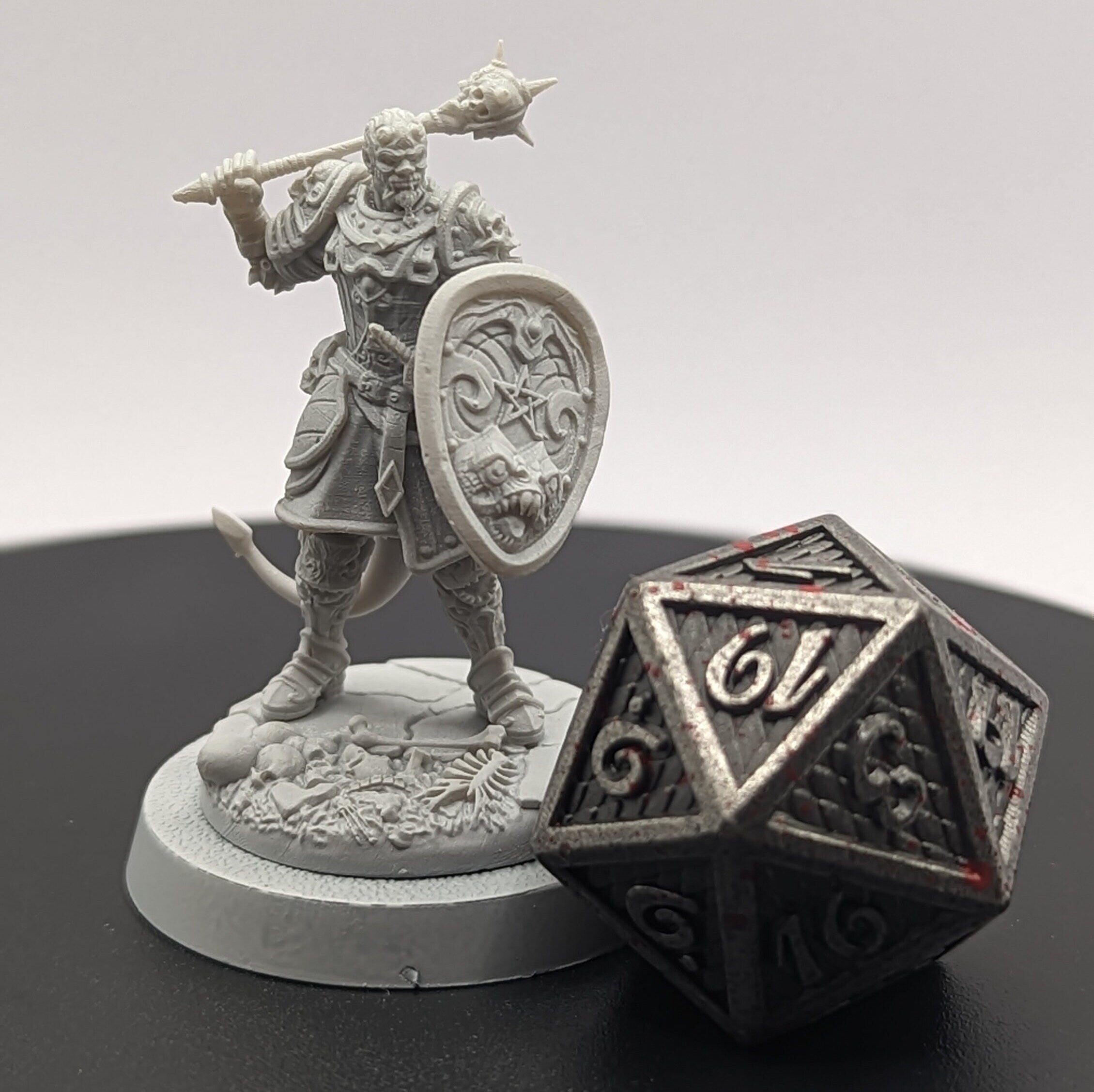 Hellfire Inquisitor | Miniatures by Archvillain Games | Resin Mini for Tabletop Gaming, D&D, Pathfinder, Painting | Assembled and Primed - Brush and Battle
