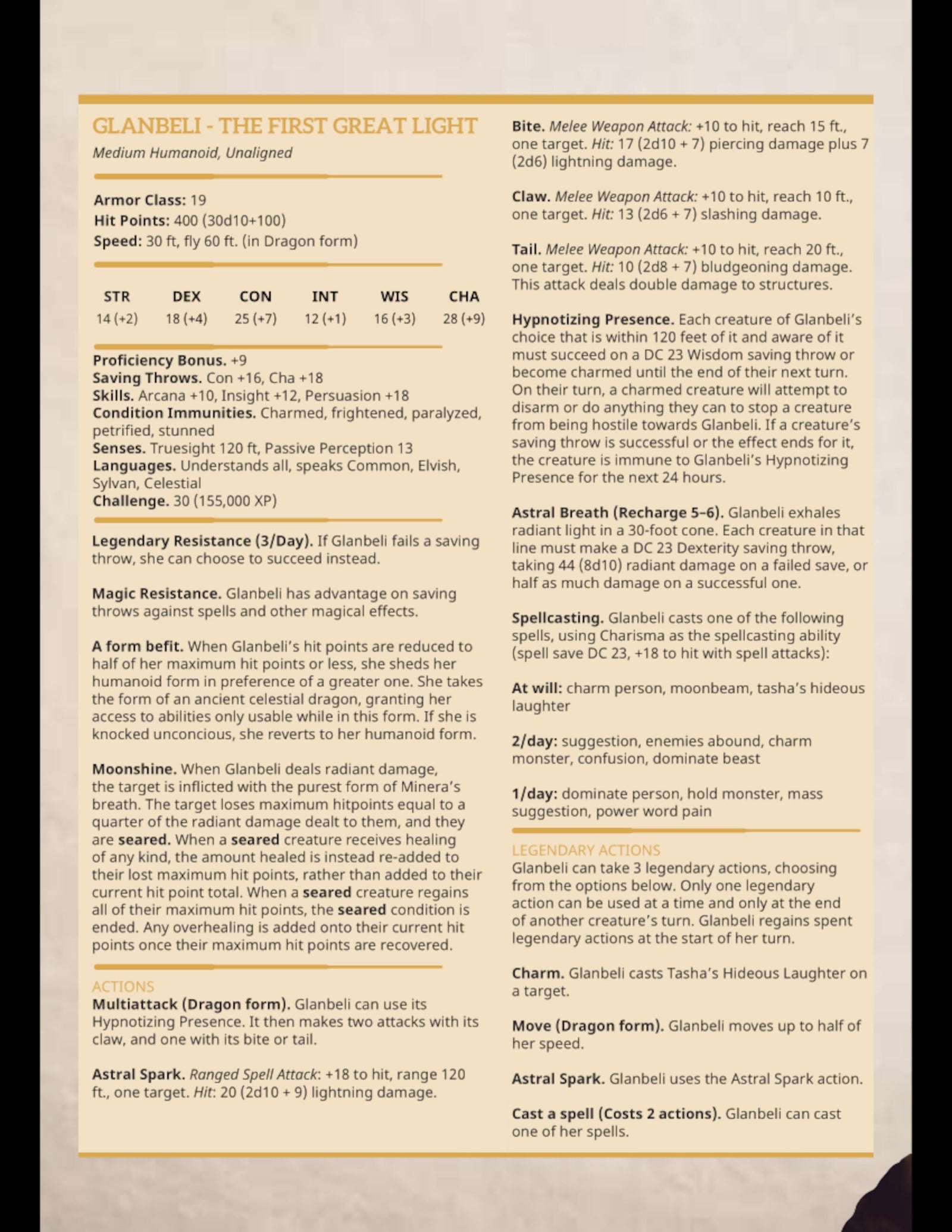 Glanbeli Dragon | (Large) Miniature by DM Stash | Great for Tabletop Gaming, D&D, Pathfinder, and Painting | Assembled and Primed - Brush and Battle