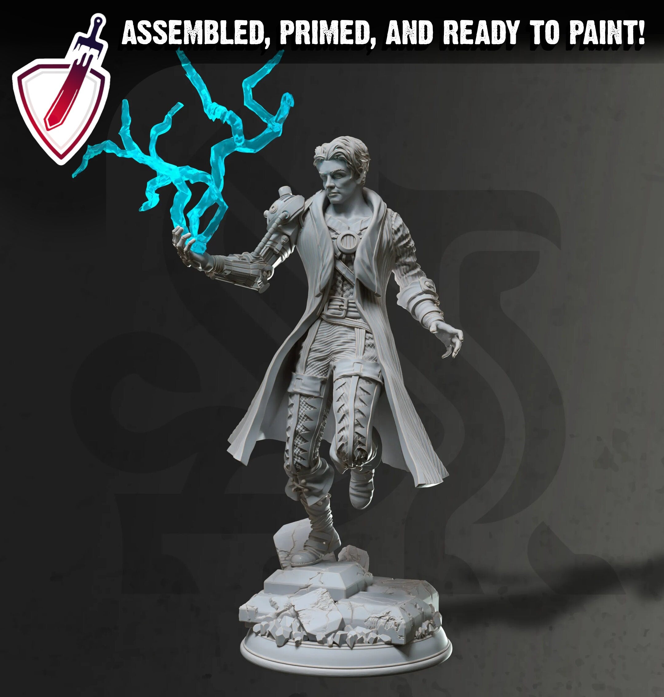 Mettarion | Miniatures by DM Stash | Great for Tabletop Gaming, D&D, Pathfinder, and Painting | Assembled and Primed - Brush and Battle