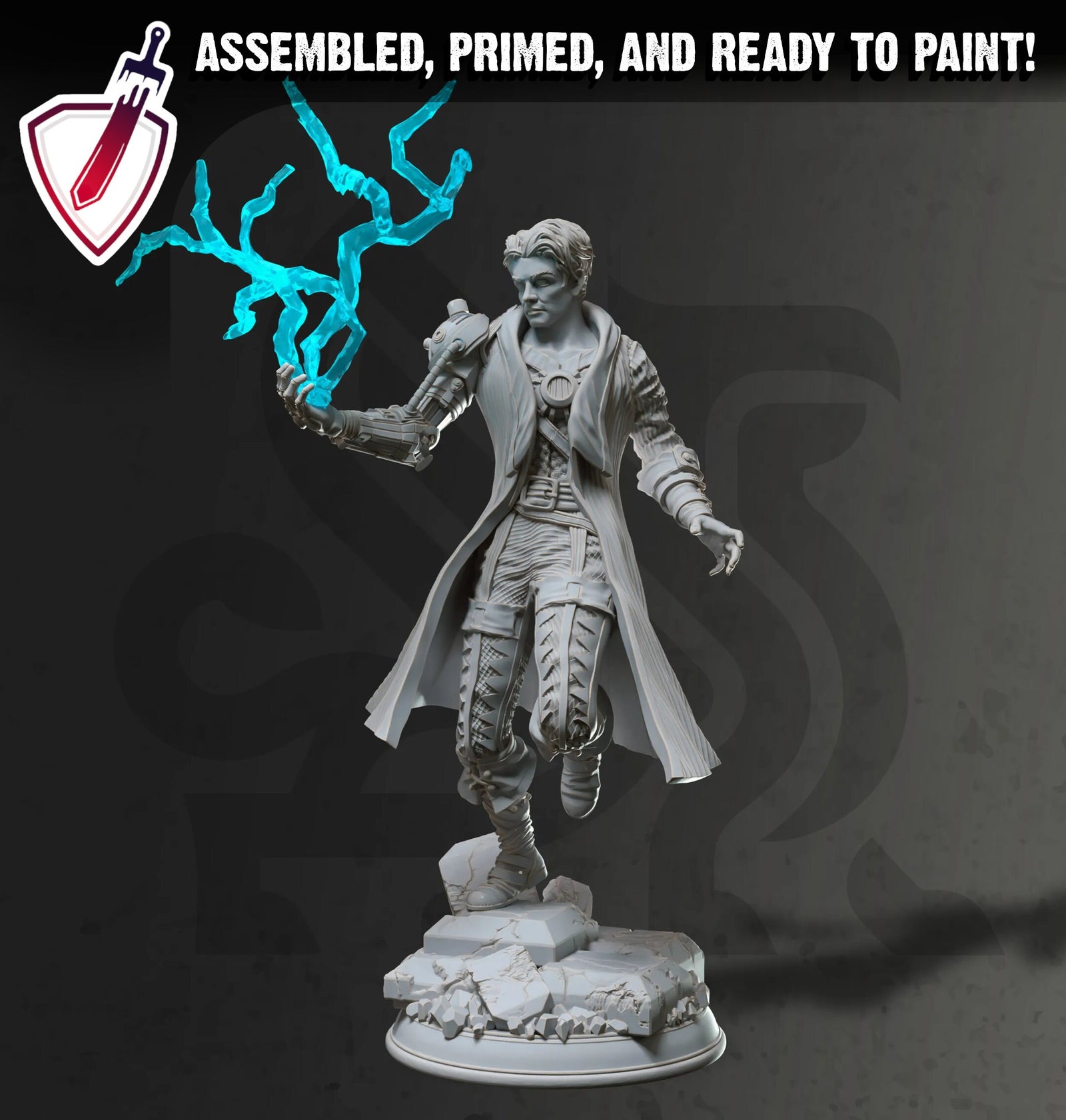 Mettarion | Miniatures by DM Stash | Great for Tabletop Gaming, D&D, Pathfinder, and Painting | Assembled and Primed - Brush and Battle