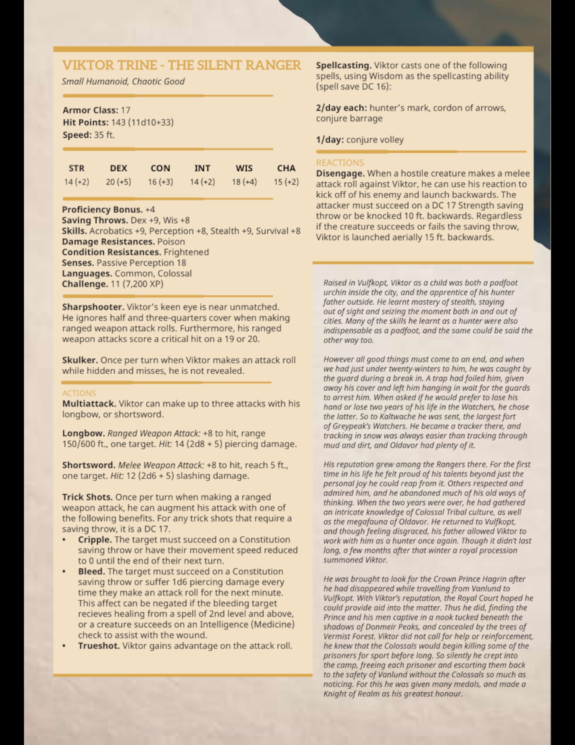 Viktor Trine – The Silent Ranger | Miniatures by DM Stash | Great for Tabletop Gaming, D&D, Pathfinder, and Painting | Assembled and Primed - Brush and Battle