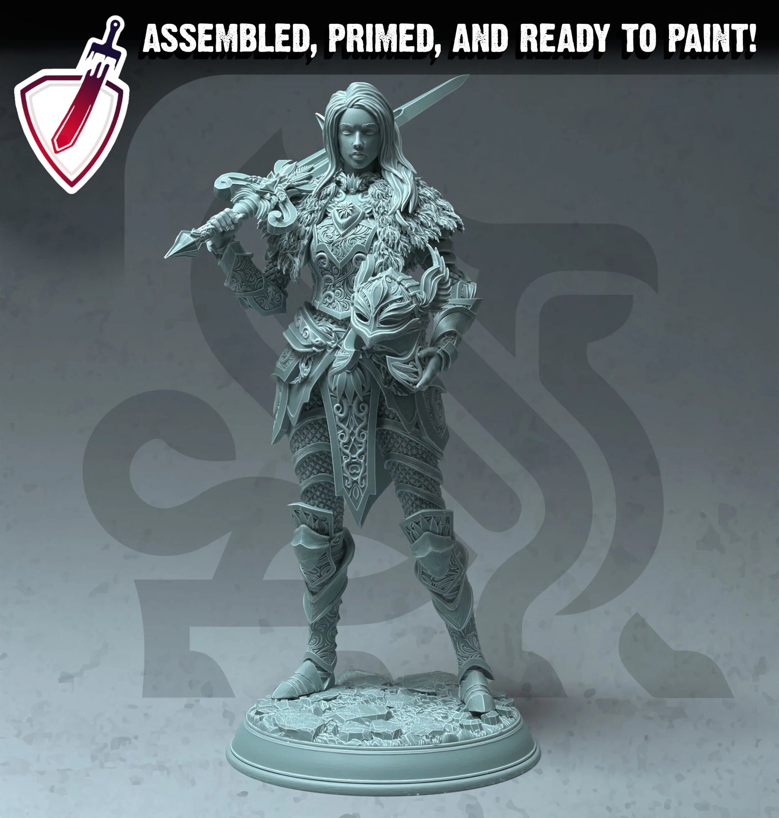 Celathyn – Nais ro Nan Thalias | Miniatures by DM Stash | Great for Tabletop Gaming, D&D, Pathfinder, and Painting | Assembled and Primed - Brush and Battle