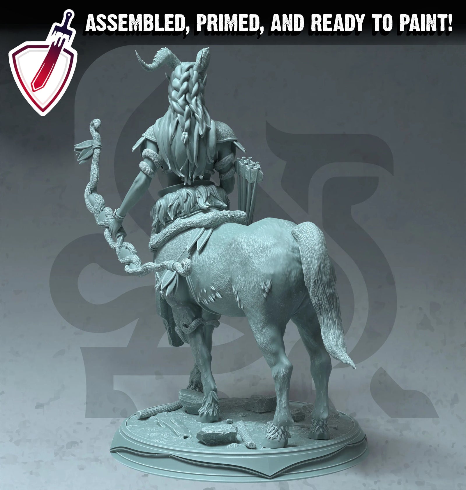 Tanagor – Sentinel of the Woods | Miniatures by DM Stash | Great for Tabletop Gaming, D&D, Pathfinder, and Painting | Assembled and Primed - Brush and Battle