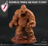 Clay Golem | Miniatures by Print Your Monsters | Mini for tabletop gaming, D&D, Pathfinder, and painting | Assembled and Primed - Brush and Battle