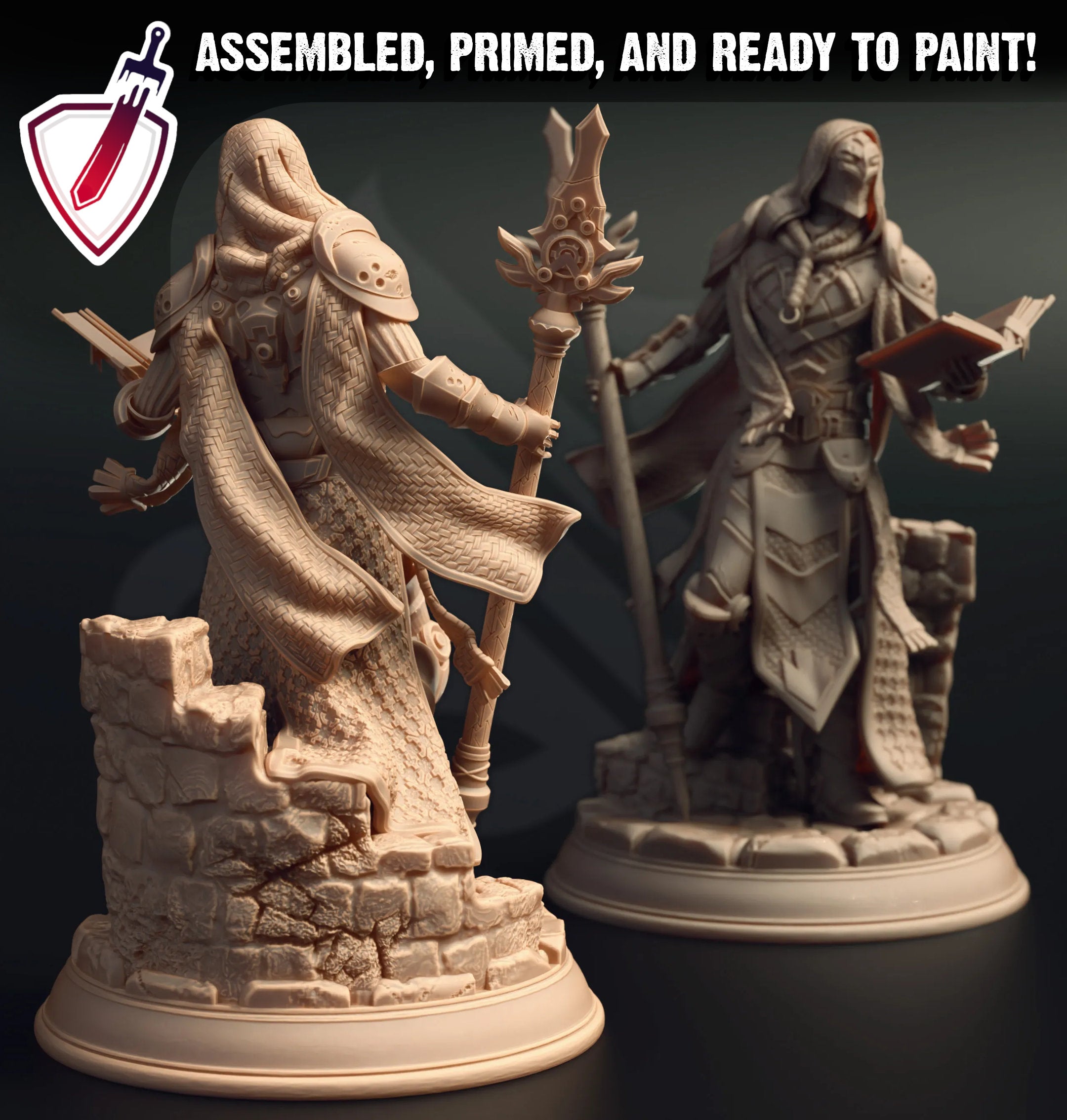 Sintrius Gulch – Leader of the Lost | Miniature by DM Stash | Great for Tabletop Gaming, D&D, Pathfinder, Painting | Assembled and Primed - Brush and Battle