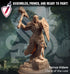Terrus Videm – Cleric of the Lost | Miniature by DM Stash | Great for Tabletop Gaming, D&D, Pathfinder, Painting | Assembled and Primed - Brush and Battle