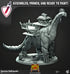 Saurian Bulkhauler | (Large) Miniature by Cast n Play | Mini for tabletop gaming, D&D, Pathfinder, and painting | Assembled and Primed - Brush and Battle