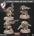 Blaze Arbalist | Miniatures by Cast n Play | Mini for tabletop gaming, D&D, Pathfinder, and painting | Assembled and Primed - Brush and Battle
