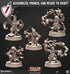 Fire Casters | Miniatures by Cast n Play | Mini for tabletop gaming, D&D, Pathfinder, and painting | Assembled and Primed - Brush and Battle