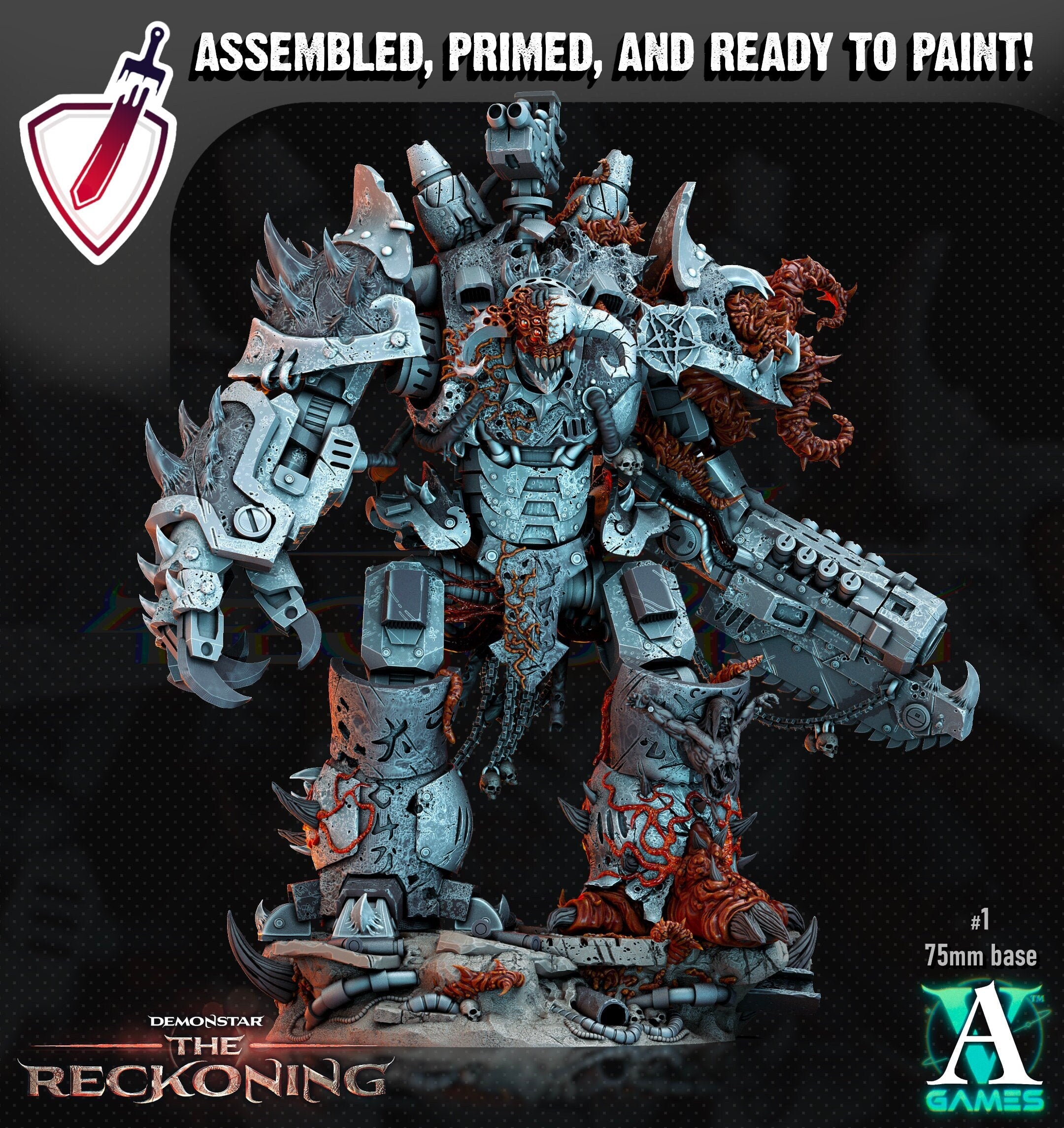 Armari Chaosbred Devastators by Archvillain Games (Massive) - Brush and Battle