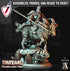 Steelbreaker Warrior Ram Riders | By Archvillain Games | Mini for tabletop gaming, D&D, Pathfinder, and painting | Assembled and Primed - Brush and Battle