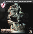 Steelbreaker Warrior Ram Riders | By Archvillain Games | Mini for tabletop gaming, D&D, Pathfinder, and painting | Assembled and Primed - Brush and Battle