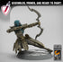 Elf Archers | Miniatures by Lord of the Print | Resin mini for tabletop gaming, D&D, Pathfinder, and painting | Assembled and Primed - Brush and Battle