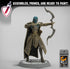 Elf Archers | Miniatures by Lord of the Print | Resin mini for tabletop gaming, D&D, Pathfinder, and painting | Assembled and Primed - Brush and Battle