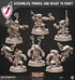 Lava Engineers | Miniatures by Cast n Play | Mini for tabletop gaming, D&D, Pathfinder, and painting | Assembled and Primed - Brush and Battle