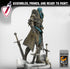 Lord Velir | Miniature by Lord of the Print | Resin mini for tabletop gaming, D&D, Pathfinder, and painting | Assembled and Primed - Brush and Battle