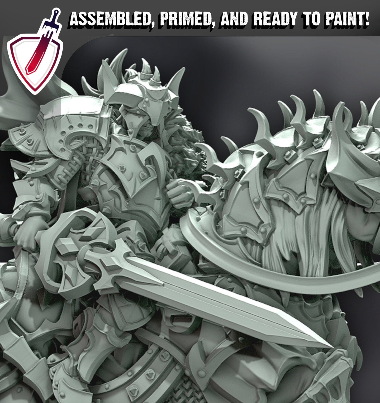Dark Baron Harkon | Miniature by Cast n Play | Mini for tabletop gaming, D&D, Pathfinder, and painting | Assembled and Primed - Brush and Battle