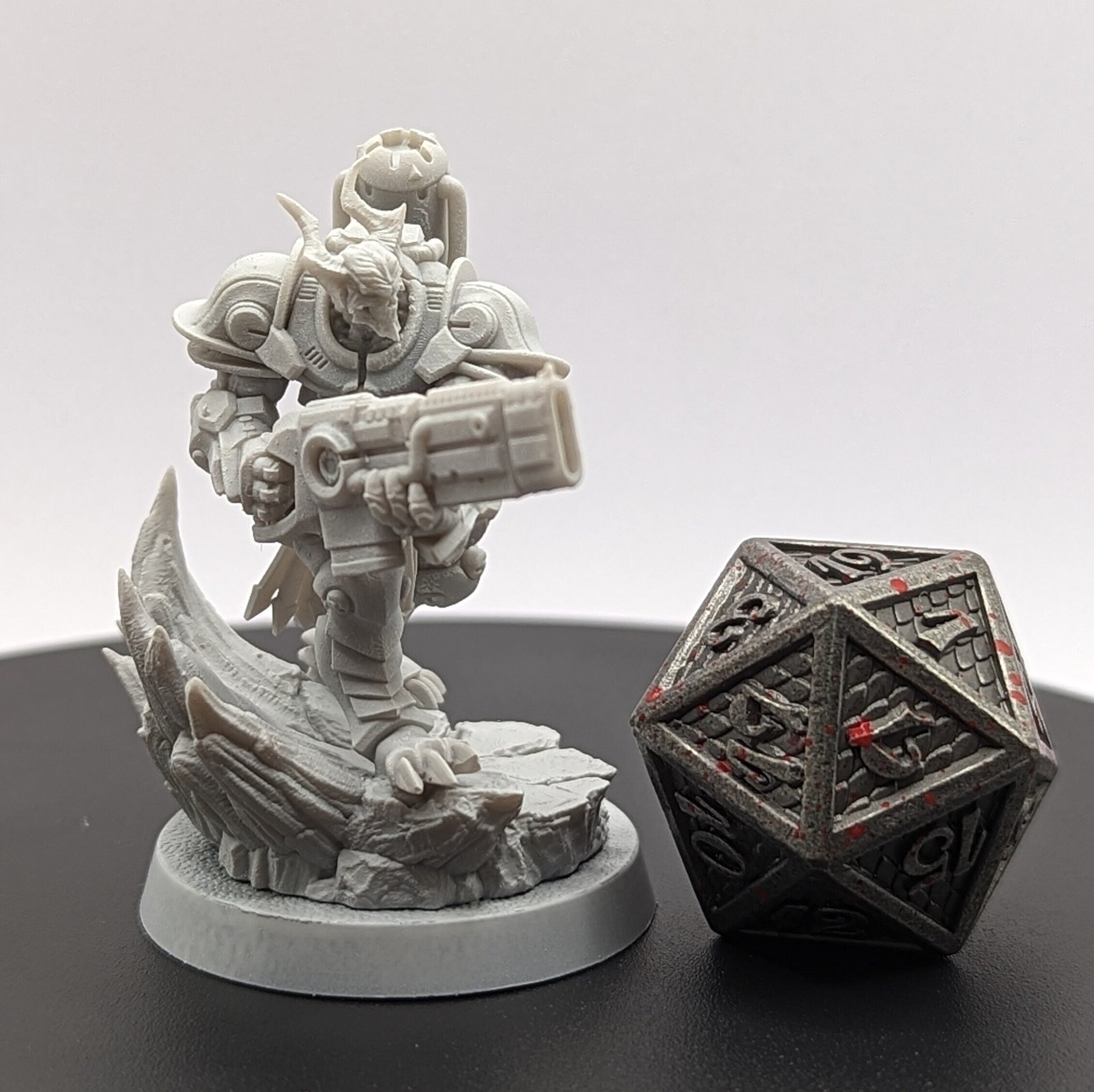 Armari Heavy Infantry | Miniatures by Archvillain Games | Resin Mini for Tabletop Gaming, D&D, Wargaming, Painting | Assembled and Primed
