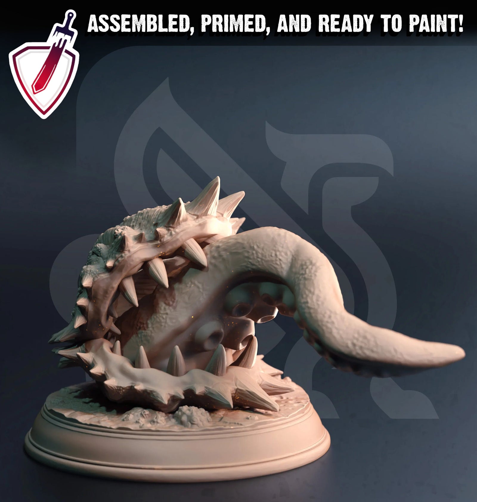 Shelldon – Mimic Clam | Miniature by DM Stash | Great for Tabletop Gaming, D&D, Pathfinder, and Painting | Assembled and Primed - Brush and Battle