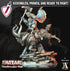 Steelbreaker Warrior Ram Riders | By Archvillain Games | Mini for tabletop gaming, D&D, Pathfinder, and painting | Assembled and Primed - Brush and Battle