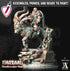 Steelbreaker Warrior Ram Riders | By Archvillain Games | Mini for tabletop gaming, D&D, Pathfinder, and painting | Assembled and Primed - Brush and Battle