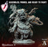 Bloodmaw | Miniatures by Archvillain Games | Resin Mini for Tabletop Gaming, D&D, Pathfinder, and Painting | Assembled and Primed - Brush and Battle