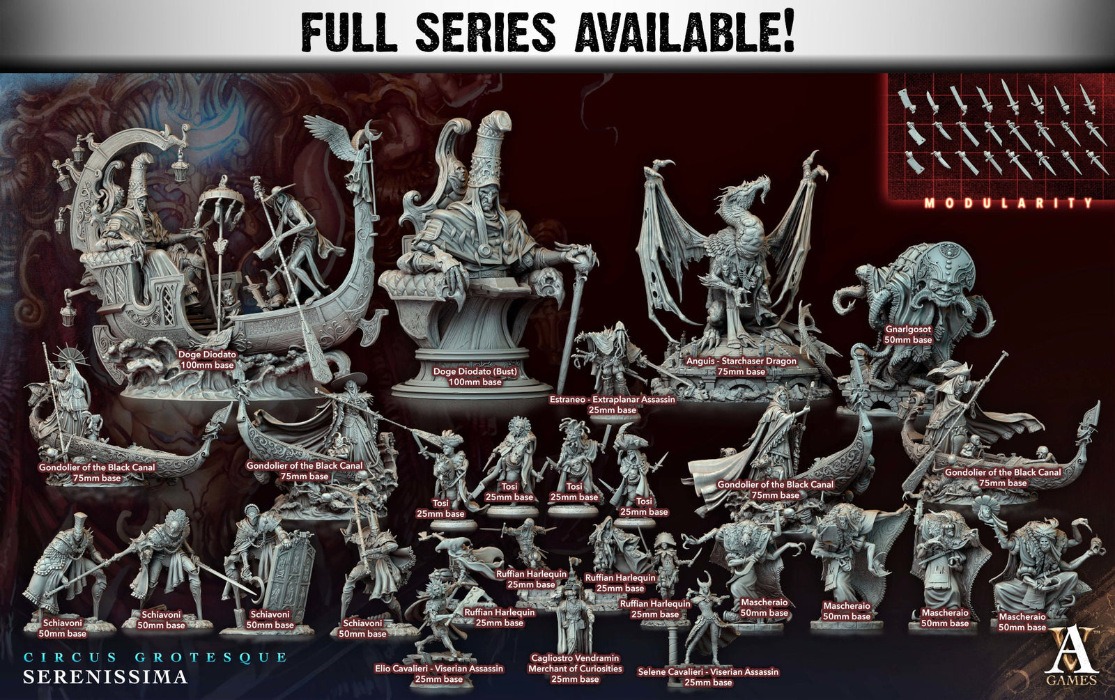 Anguis - Dragon | Miniature by Archvillain Games | Resin Mini for Tabletop Gaming, D&D, Pathfinder, and Painting | Assembled and Primed - Brush and Battle