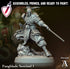 Fangblade Sentinel | Miniatures by Archvillain Games | Resin Mini for Tabletop Gaming, D&D, Pathfinder, and Painting | Assembled and Primed - Brush and Battle