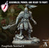 Fangblade Sentinel | Miniatures by Archvillain Games | Resin Mini for Tabletop Gaming, D&D, Pathfinder, and Painting | Assembled and Primed - Brush and Battle