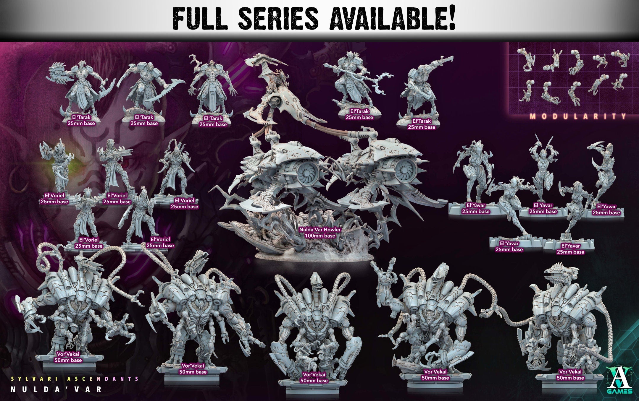 Nulda'Var Howler | (Massive) Miniature by Archvillain Games | Mini for Tabletop Gaming, D&D, Wargaming, Painting | Assembled and Primed - Brush and Battle