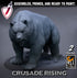 Wild Templar Bears | Miniatures by Lord of the Print | Resin mini for tabletop gaming, D&D, Pathfinder, and painting | Assembled and Primed - Brush and Battle