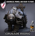 Armored Templar Bears | Miniatures by Lord of the Print | Resin Mini for Tabletop Gaming, D&D, Pathfinder, Painting | Assembled and Primed - Brush and Battle