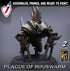 Infantry Rats - Berserkers | Miniatures by Lord of the Print | Resin Mini for Tabletop Gaming, D&D, Pathfinder, Painting | Assembled+Primed - Brush and Battle