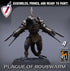 Infantry Rats - Berserkers | Miniatures by Lord of the Print | Resin Mini for Tabletop Gaming, D&D, Pathfinder, Painting | Assembled+Primed - Brush and Battle