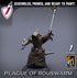 Infantry Rats - Priests | Miniatures by Lord of the Print | Resin Mini for Tabletop Gaming, D&D, Pathfinder, Painting | Assembled+Primed - Brush and Battle