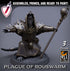 Infantry Rats - Priests | Miniatures by Lord of the Print | Resin Mini for Tabletop Gaming, D&D, Pathfinder, Painting | Assembled+Primed - Brush and Battle