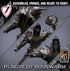 Infantry Rats - Priests | Miniatures by Lord of the Print | Resin Mini for Tabletop Gaming, D&D, Pathfinder, Painting | Assembled+Primed - Brush and Battle