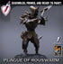 Infantry Rats - Warriors | Miniatures by Lord of the Print | Resin Mini for Tabletop Gaming, D&D, Pathfinder, Painting | Assembled+Primed - Brush and Battle