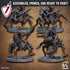 Faldorn Spider Riders | Miniatures by Artisan Guild | Resin Mini for Tabletop Gaming, D&D, Pathfinder, and Painting | Assembled and Primed - Brush and Battle