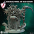 Noxius the Plague Herald | Miniature by Immaterium God | Resin Mini for Tabletop Gaming, D&D, Wargaming, Painting | Assembled and Primed - Brush and Battle