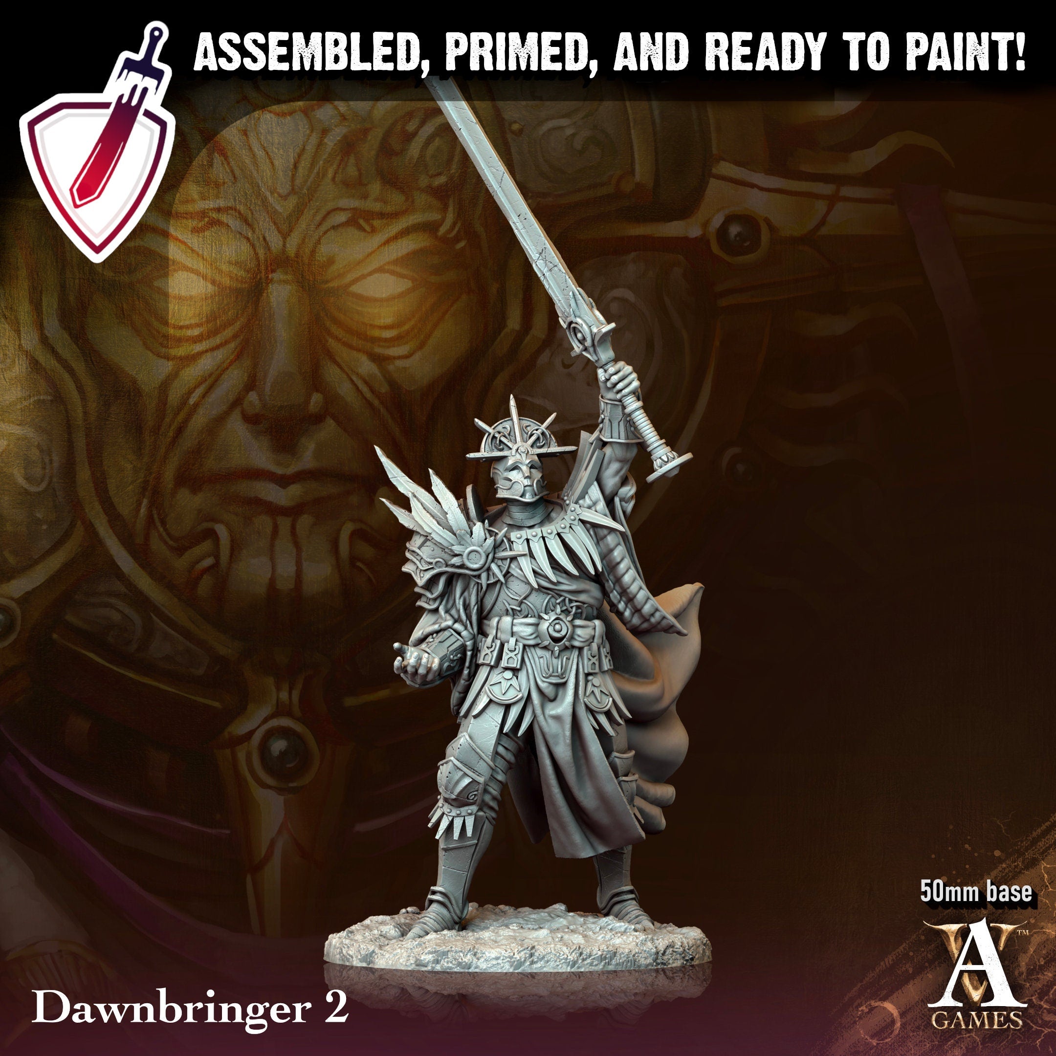 Dawnbringers | Miniatures by Archvillain Games | Resin Mini for Tabletop Gaming, D&D, Pathfinder, and Painting | Assembled and Primed - Brush and Battle